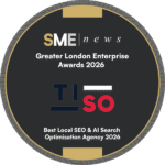Tiso Digital – Best Local SEO & AI Search Optimisation Agency 2026, Greater London Enterprise Awards by SME News