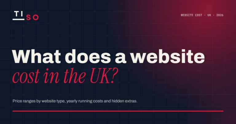 What does a website cost in the UK? 2026 guide from Tiso Digital